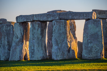 Stonehenge in England is a popular landmark