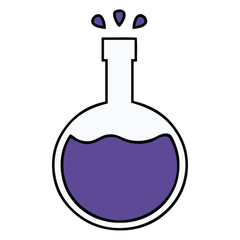 cute cartoon science experiment