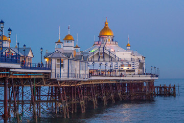 Eastbourne Pier at the South Coast of England