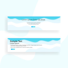 Fototapeta premium web banner - landing page - Web Design template Web Design Elements - Vector