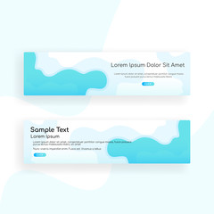 web banner - landing page - Web Design template Web Design Elements - Vector