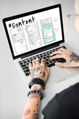 Webpage Content Design Website Icon
