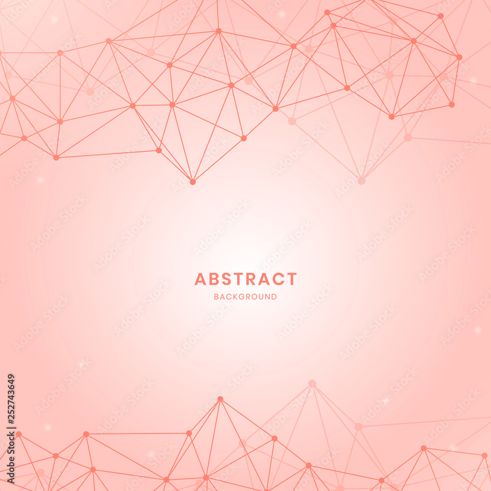 Poster pink neural texture abstract vector