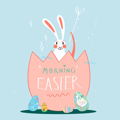 Easter celebration illustration