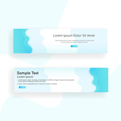 web banner - landing page - Web Design template Web Design Elements - Vector