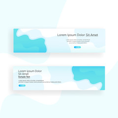 web banner - landing page - Web Design template Web Design Elements - Vector