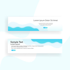 Fototapeta premium web banner - landing page - Web Design template Web Design Elements - Vector