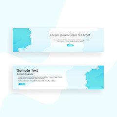 web banner - landing page - Web Design template Web Design Elements - Vector