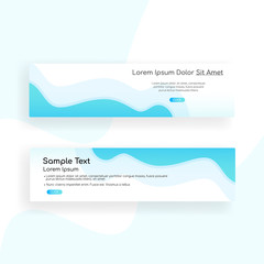 web banner - landing page - Web Design template Web Design Elements - Vector