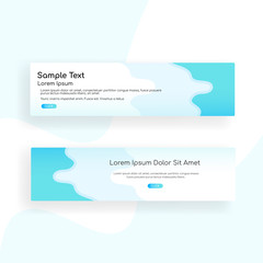 web banner - landing page - Web Design template Web Design Elements - Vector