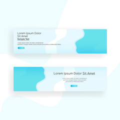 web banner - landing page - Web Design template Web Design Elements - Vector