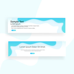web banner - landing page - Web Design template Web Design Elements - Vector