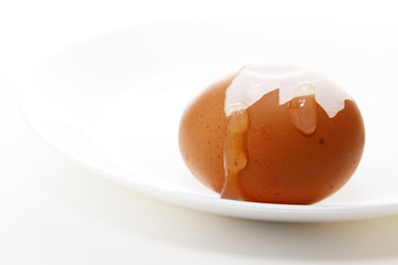 Egg background / chicken egg yolk is a major source of vitamins and minerals. It contains all of the egg's fat and cholesterol, and nearly half of the protein