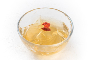 台湾スイーツ　オーギョーチ　Awkeotsung Jelly Taiwan cold sweets