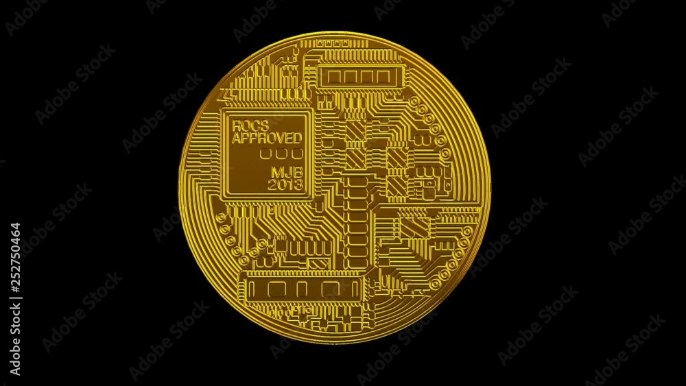 Poster bitcoin blockchain crypto currency digital encryption network for world money, alpha channel