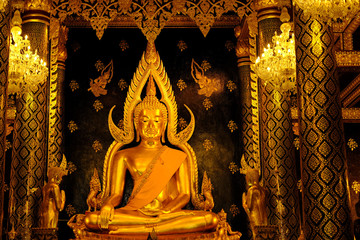 Wat Phra Sri Rattana Mahathat (Wat Yai), Landmark in Phitsanulok, THAILAND