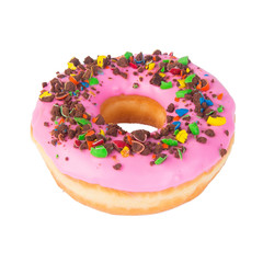 donut or donut with concept on a background.