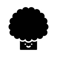 Tree vector, Isolated Spring season solid icon