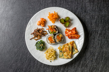 典型的な韓国料理　typical Korean foods