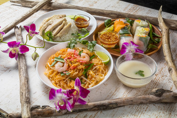 代表的なタイ料理　typical Thai cuisine