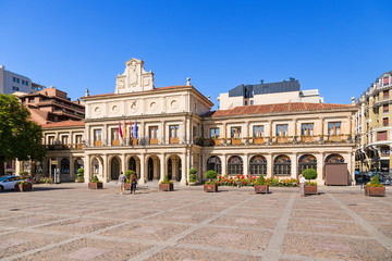 Obraz premium Leon, Spain. City Hall