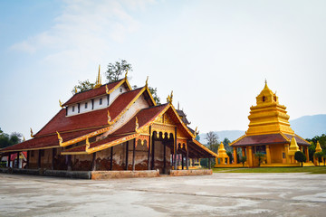 Old temple in Thailand / The story ancient temple of is over 400 years old landmark of buddhist