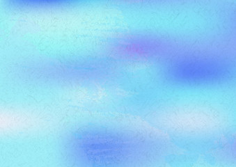 青色の水彩絵具イメージ背景素材-和紙テクスチャ