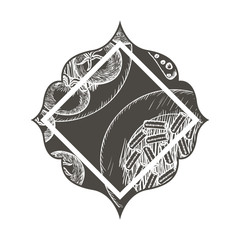 elegant frame victorian with italian food