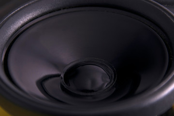 audio speakers clseup