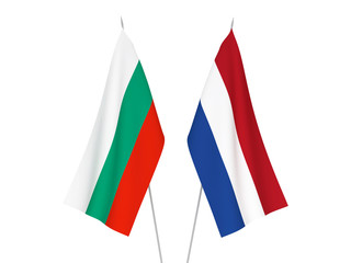 Bulgaria and Netherlands flags