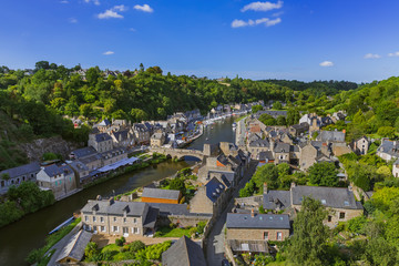 Fototapeta na wymiar Village Dinan in Brittany - France