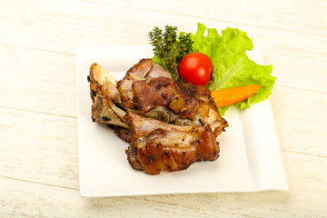 Roasted pork knee