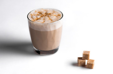 coffee in glass cup