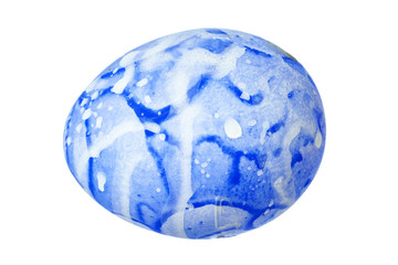 Colorful Easter Egg isolated on white