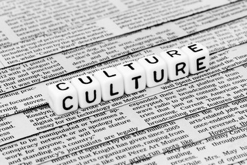 Obraz premium Culture newspaper
