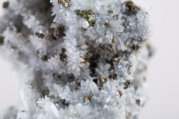 pyrite quartz stone rock mineral specimen geology gem