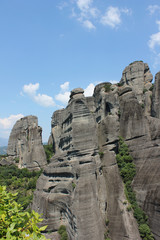 Fototapeta na wymiar Landscape of Meteora rock formation Kalambaka Greece