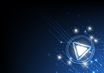 vector abstract background technology electronic illustration communication data