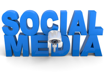 Social Media Are Spying You - 3D Concept