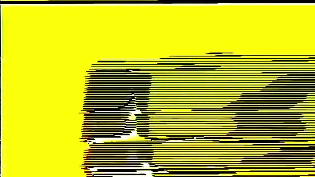 Analog Video Art Multicolor Abstract Shapes & Signal Noise Feedback Manipulation