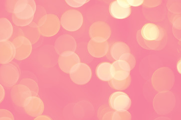 pink bokeh blurred abstract light wallpaper background.