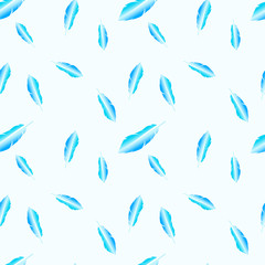 feathers seamless pattern.