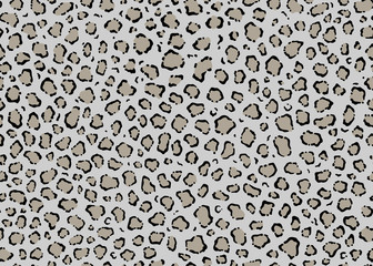 Grey Seamless Leopard pattern design, vector illustration background. Fur animal skin design illustration for web, fashion, textile, print, and surface design