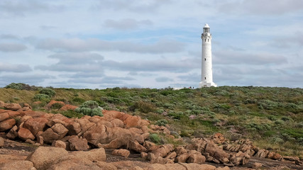 day shot of cape leeuwin lighthouse in western australia