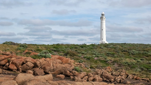 day shot of cape leeuwin lighthouse in western australia