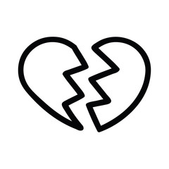 broken heart icon