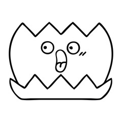 line drawing cartoon water lilly