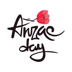 Anzac day. Vector illustration, banner -- Remembrance Day.