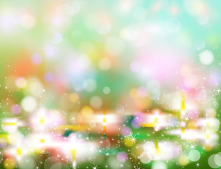 Obraz premium 抽象的な背景とデイジー