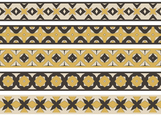 Seamless decorative borders